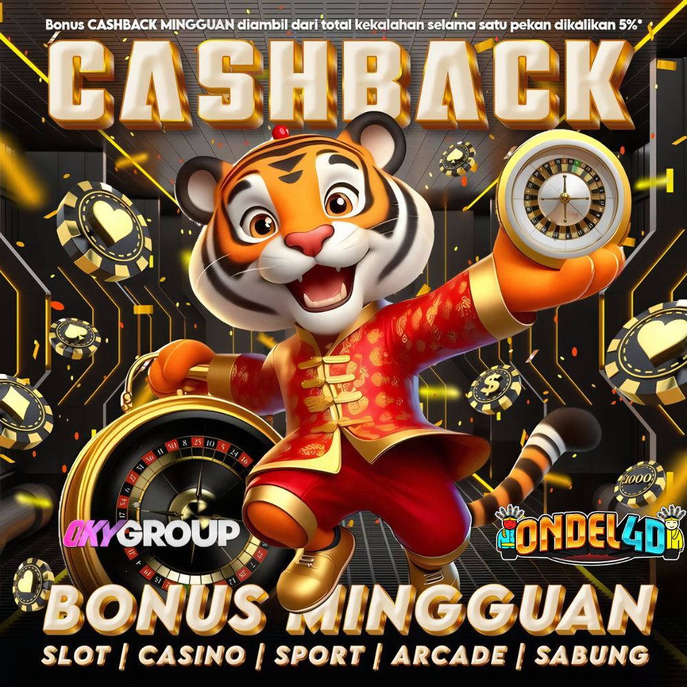 LOGIN ONDEL4D dengan Cashback Bonus Mingguan